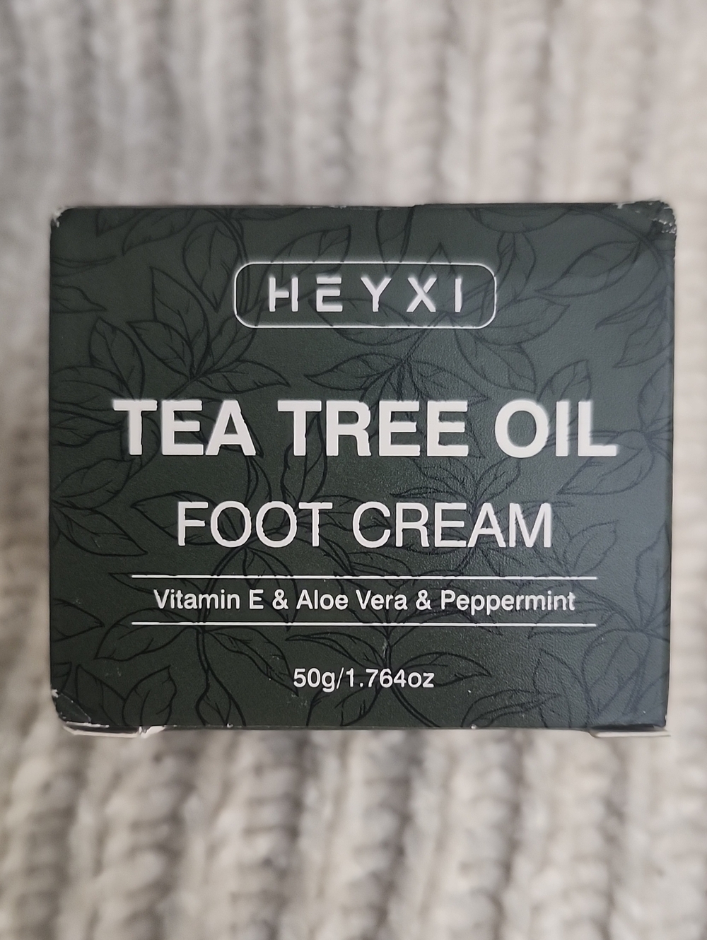 Tea Tree Oil Gel Foot Cream With Vitamin E, Aloe Vera & Peppermint